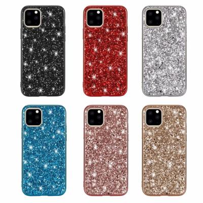 China Shockproof Drop Shipping Luxury Phone Case For Iphone 13 Pro Max Case Glisten Diamond Phone 12 11 Cover For Iphone Xs 8 Plus Max for sale