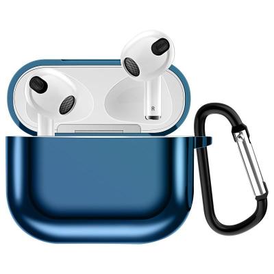 China For AirPods Pro Carryiny Protective Electroplating Case For Airpods Pro New For Apple Third Generation Cover for sale