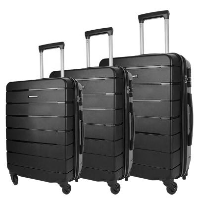 China Modern Luggage Sets High End PP Luggage Sets Luggage Travel Bags Trolley Suitcase Sets for sale