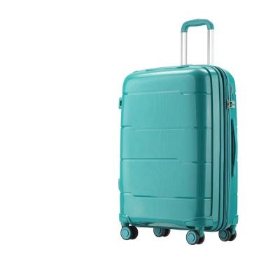 China ABS+PC Fit Hard Case Travel Luggage Bag Carry On Trolley Luggage 3 Piece ABS Luggage Set for sale