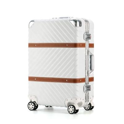 China Fashionable Prominent Trolley Luggage Suitcase 360 ​​Degree ABS Wheel Aluminum Frame Travel Luggage for sale