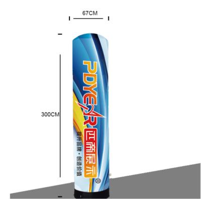 China PDYEAR UV And Water Proof Customized Outdoor Inflatable Advertising Pillar With Printing Logo for sale