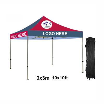 China FREE SHIPPING Outdoor Custom Store 3x3m 10x10 Ft Pdyear UV and Water Proof RTS Instant Sound Up Aluminum Tent Gazebo Canopy Event Trade Show Tent for sale