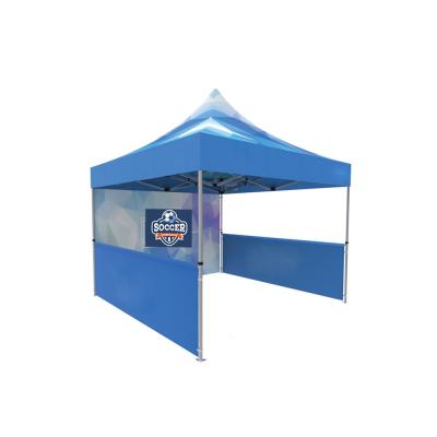 China Marquee 10x10 Outdoor Event Advertising UV and Water Proof Noise Up Folding Canopy Trade Show Tent Aluminum Gazebo for sale