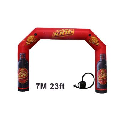 China RTS Shop 7M Inflatable Event Arch Advertising Print Start Door Race Display Outdoor Waterproof Durable Air 23ft pdyear Sport Inflatable Arch for sale