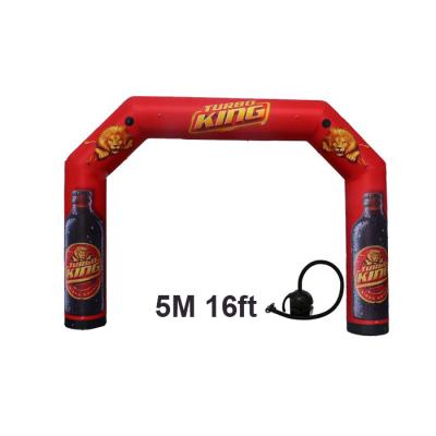 China Advertising RTS Store 5M Event Arches Home Start Finish Door Race Display Outdoor Waterproof 16ft Sport Inflatable Arches for sale