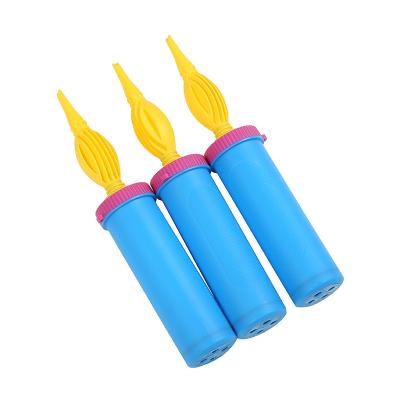 China Fashional Wholesale High Quality Manual Balloon Inflator Hand Push Balloon Tool Wedding Birthday Party Supplies for sale