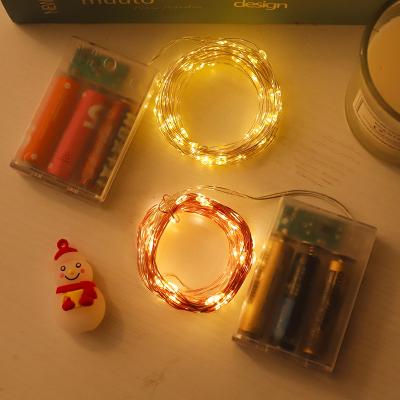 China Fashional 2021 New LED Christmas Tree Lights Mini Copper Wire String Lights Wedding Decoration Party Supplies for sale