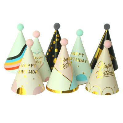 China Fashional New Product Birthday Hats Baby Kids First Year Party Baby Adult Party Supplies Party Supplies Birthday Paper Hats for sale