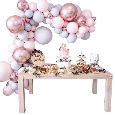 China Fashional Macaron Balloon Garland Arch Happy Birthday Decoration Set Garland Balloon Baloon Garland Balloon for sale