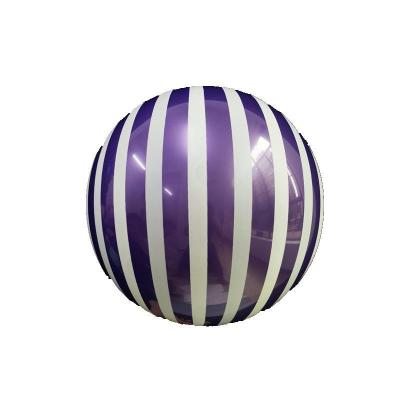 China Fashional Self-Sealing Bubble Balloons Stripe Crystal 18inch Crinkle Free Sphere Balloons Party Decor Anti-Oxidation Globo Transparent for sale