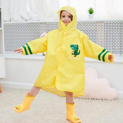 China 2021new Cheap Cute Girls Eva Raincoat Clear Kids Boys Girls for sale