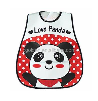 China 2019 Hot Selling Amazon Food Grade Antibacterial EVA Cartoon Easy Clean Baby Bib for sale