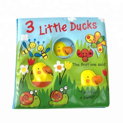 China Educational Preschool Toys Environmental Waterproof Foam EVA Shower Story Bath Book Set for sale