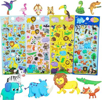 China Creative Waterproof+Eco-friendly Holiday Sticker 3D Assortment Puffy Sticker For Kids Bulk Stickers For Boys Girls for sale