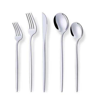 China Sustainable Specifications Portugal 20 Pcs Different Vintage Flatware Set Silver Stainless Steel Cutlery Set for sale