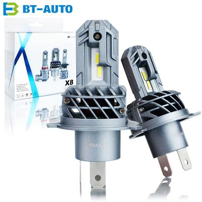 China BULBTEK X8 12V 130W 6000K Mini Led Foco Bombillos HB3 HB4 20000lm 9005 9006 H4 H7 H11 Luces Car Fog Light Led Kit Headlight Bulb A5 for sale