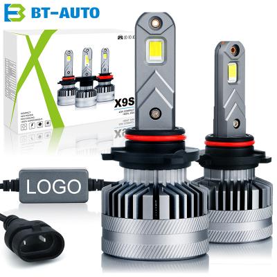 China BT-AUTO X9S 6000K 6500K 100W 360 Canbus 9005 9006 9012 Automotive Luces Led H4 H7 H11 20000lm Led Car Bulb Headlight Light Universal for sale