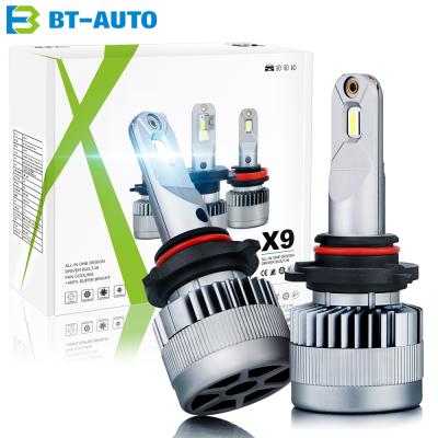 China BT-AUTO X9 9005 led headlight 30W automobile led headlight bulb car vehicles led headlight kit top selling 740 SERIES for sale