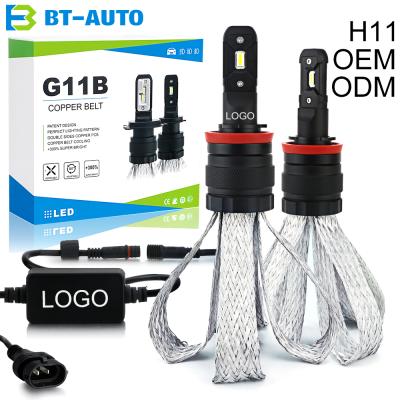 China BT-AUTO G11B-H11 LED Headlamp Model LED Car Headlight H11 Auto Headlamp New For Sale G11B H11 LED Headlight Bulb for sale