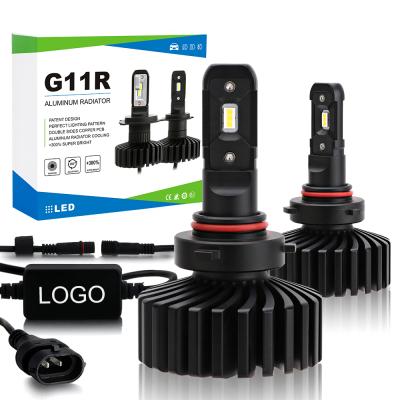 China BT-AUTO G11R-9005 LED Headlight Bulb Hot Selling Aluminum Body 9005 Led Headlight Bulb G11R 9005 LED Headlight Bulb for sale