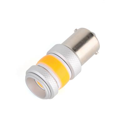 China Halogen shape with tektite body BT-AUTO W3-COB 1156-Y LED bulb halogen size brake light car led bulb plug and play led brake light braking for sale