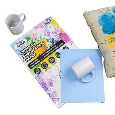 China Vivid Color A3 A4 Dye Heat Transfer Sublimation Paper Heat Transfer Inkjet Fast Dry Printing Paper for sale