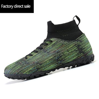 China Fashion\comfortable\durable  Football Boots 2023 Trend Sneakers High quality Adult Kids TF/FG High Ankle Football Boots Cleats Grass Training Sport Footwear Soccer Shoes for sale