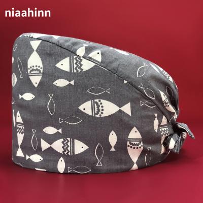 China High Quality Skull Covers Doctors Women and Men Nursing Hat Hospital Surgery Cap Dentist Laboratory Clinic Pharmacy Medical Work for sale