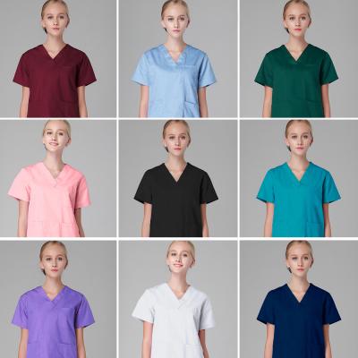 China New Fashionable Medical Lab Coat Hospital Dentist Clinic Salon Pharmacy Pet Surgical Uniform Suit Scrubs Lab Coat Nurse Spa Uniform Uniform for sale