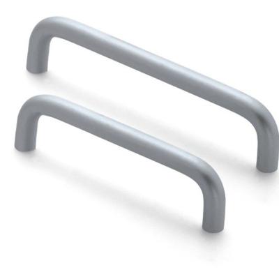 China Lightweight. Factory price sandblasting aluminum elbow wardrobe handle aluminum pipe for sale