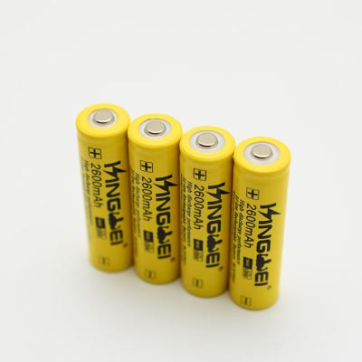 China Toys Rechargeable Li-ion 3.7v Dispensers 18650 2600mah Kingwei Battery for sale