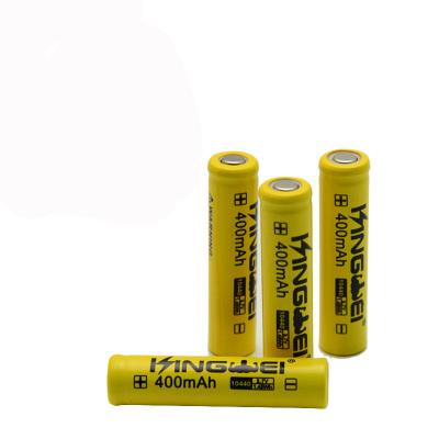 China Toys Wholesale Kingwei 3.7V 400mah10440 AAA Li Ion Rechargeable Battery for sale