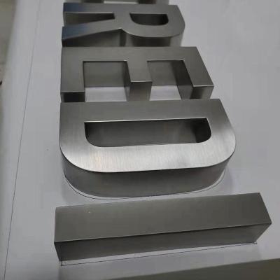 China Decorative Buildings Caboal Custom Laser Cut Solid Aluminum Metal Alphabet 3D Letters And Acrylic Decorative Numbers Word Signs for sale