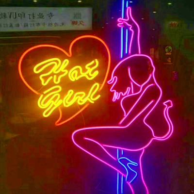 China Custom Buildings Caboal PVC Acrylic Led Neon RGB Flex Strip 12V Neon Sign Logo Sign Lights for sale