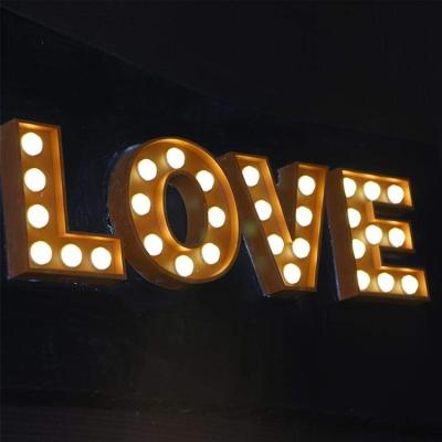 China Wholesale Buildings Caboal Led 4ft 3ft Marquee Letter LOVE Led Light Channel Letter Numbers Giant Light Up Marquee Letters for sale