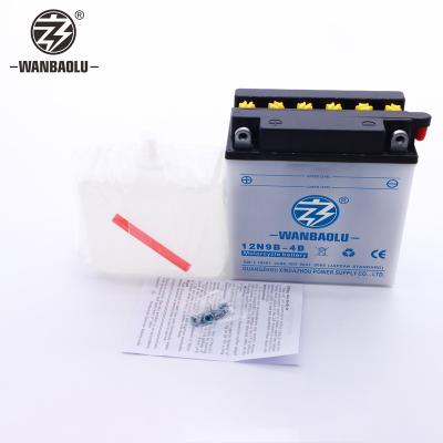 China high quality12V9AH lead acid batteries deep cycle battery inverter battery suitable for motorcycle parts 136cm*76cm*139cm for sale