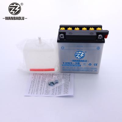 China Wholesale Motorcycle 12V5AH Meter Lead Acid Battery For Cafe Racer 120*60*130cm for sale