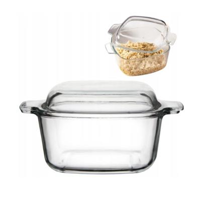 China Induction Cooker Heat Resistant Oval Casserole With Lid, Round, Square And Oval Shaped Hot Pot Casserole for sale