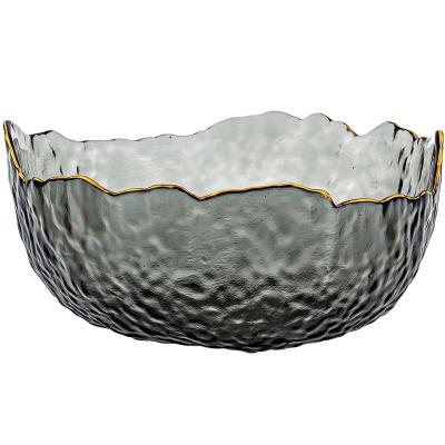 China Viable Household Salad Vegetable Irregular Large Plated Fruit Bowl for sale