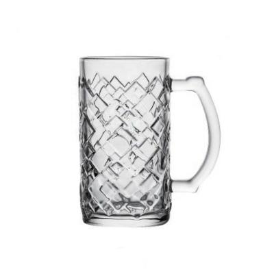 China New Customized Classic/Postmodern Freezer Lead Free Glass Material Beer Mug For Bar Restaurant Home Party for sale