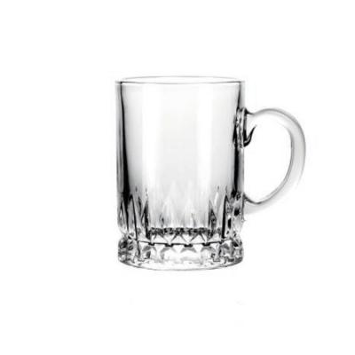 China Wholesale New 16 Ounce Classic/Postmodern Beer Stoneware Stein Glass Mugs With Handle Beer Mug Beer Pint for sale