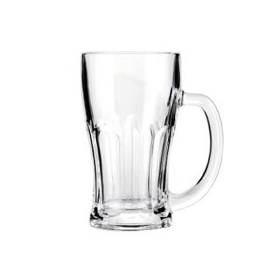 China New custom made high quality clear lead free beer glass classic/postmodern 500ml beer stoneware stein glass for sale