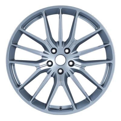 China ALLOY Trident Design Aluminum Alloy 20 21 Inch Rims Silver Power Wheel PCD 5X114.3 5x120 Forged Car Wheels Rims For Mserati levante for sale