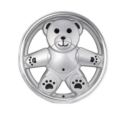 China Cute Bear 15 Inch 4x100 5x100 Alloy Car Wheels Aluminum Alloy Edges Wheels Four Holes 15inch for sale