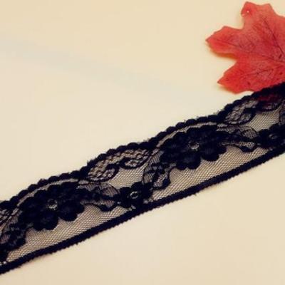 China Sustainable Home Textiles Womens Fashion Home Textile Accessories Stretch Lace Fabric Lace Width 4.5cm for sale