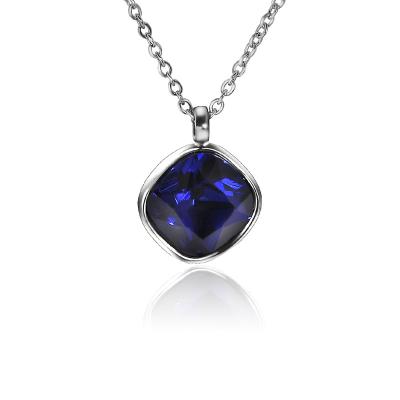 China CLASSIC Elegant Sapphire Pendant With Best Gift Unique Necklace For Women for sale