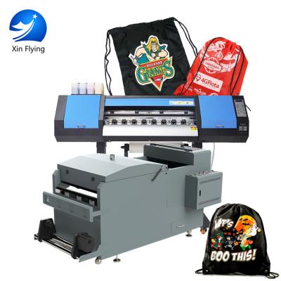 China Newest Apparel T-shirt Heat Transfer Printing White PET Film Vinyl Inkjet Machine T-shirt Textile Fabric Printer A2 DTF for sale