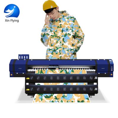 China Apply to all kinds of Digital i3200 wide head large format fabrics maker 2.6m format sublimation eco solvent printer for sale