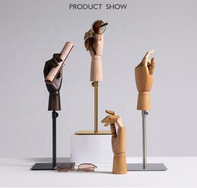 China ARTICULATED WOODEN HANDS aritculated hands wooden mannequin for jewelry display, shooting props, shop decoration for sale